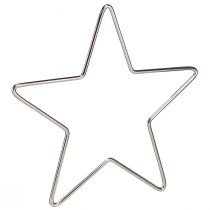 Artikel Deko Stern zum Hängen Weihnachten Stern Silber Ø15cm 6St