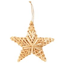 Artikel Deko-Sterne aus Rattan 14,5cm Natur 3er-Set Christbaumschmuck