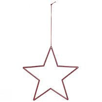 Artikel Deko-Sterne Weihnachten Glitter Rot 18cm 8 Stück