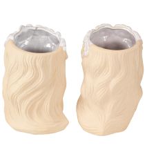 Artikel Dekorative Keramik-Vase Mädchen mit Blumenkranz im 2er-Set