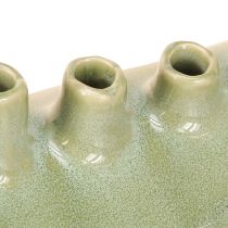 Artikel Deko-Keramikvase Schiffchen Hellgrün 23×8,5×11cm