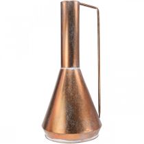 Artikel Metall Bodenvase Kupferfarben Trichterform Ø26cm H58cm für Innenbereich