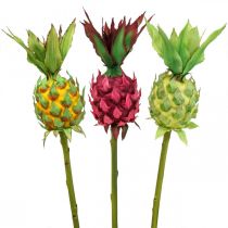 Deko Ananas Künstliches Obst Dekofrüchte Ø7cm H50cm 3St