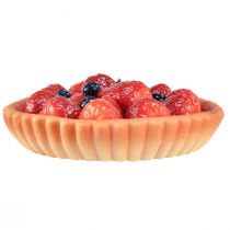 Artikel Lebensmittelattrappe Deko-Erdbeer-Blaubeertorte Kunsttorte Ø15cm Kunststoff für Schaufenster