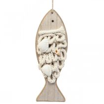 Artikel Deko Fisch Anhänger Holzfisch Maritime Deko Holz 6,5×19,5cm