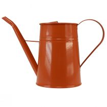 Artikel Deko Gießkanne Metall Deko Orangebraun 1,7L H23cm