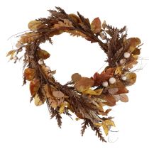 Deko Girlande Herbstgirlande, Pflanzengirlande bunte Herbstblätter Deko 195cm
