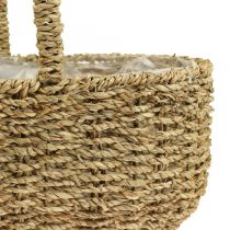 Deko Korb mit Henkel Pflanzkorb Blumenkorb 23×31×37cm