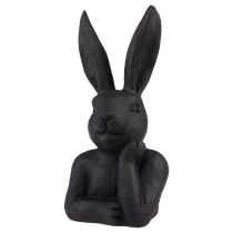 Artikel Deko Osterhase Schwarz Hasenbüste Osterdeko 22,5cm