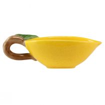 Artikel Deko-Schale aus Keramik in Zitronen-Optik, Gelb, 17×8 cm