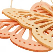 Artikel Deko Schmetterlinge Dekohänger Orange/Rosa/Gelb 12cm 12 St