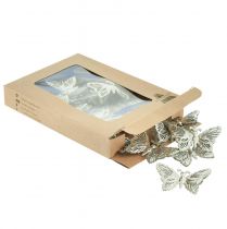 Artikel Deko Schmetterlinge Metall Hängedeko Silber 5cm 30 St