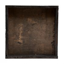 Artikel Deko Tablett quadratisch Holztablett Braun 20×20×3,5cm
