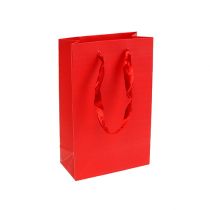 Deko Tüte für Geschenk Rot 12cm x19cm 1St