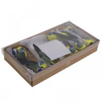 Artikel Deko Vögel am Draht Frühlingsdeko Blaumeise 10×3cm 9St