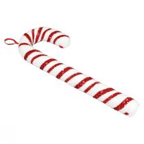 Artikel Deko Zuckerstange Weihnachten Schaufensterdekoration Rot Weiß Gestreift H51,5cm