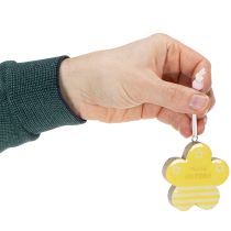 Artikel Osterdeko Anhänger aus Holz – Figuren, 7 cm, Pastellfarben, 6 Stück