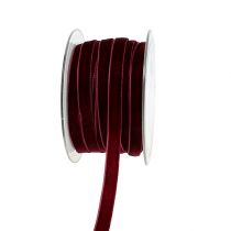 Artikel Dekobänder Velvet Bordeaux 10mm 20m