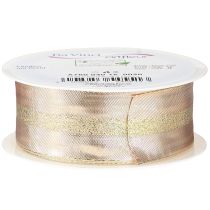 Artikel Dekoband Gold Glitzerband Weihnachtsband 40mm 20m