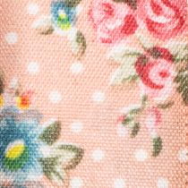 Artikel Geschenkband Polyester Blumenmuster Rosa 2,5 cm x 15 m für Dekoration und Basteln