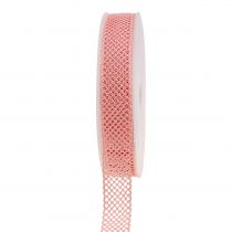 Dekoband Spitze 21mm 20m Rosa