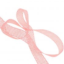 Dekoband Spitze 21mm 20m Rosa