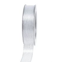 Artikel Dekoband mit Lurexstreifen Silber 25mm 20m