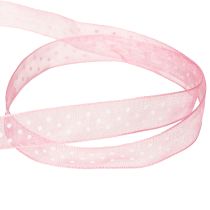 Artikel Geschenkband mit stilvollem Punktedesign für festliche Verpackungen 1,5cm 20m