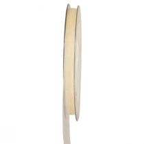 Artikel Dekoband Geschenkband Creme Organza Webkante 6mm 50m