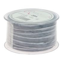 Artikel Dekoband Samtband Geschenkband Velvet Grau 10mm 20m
