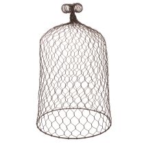 Artikel Metall-Dekoglocke mit Griff, 2er-Set, Dunkelbraun/Edelrost, H50/41 cm Ø30/25 cm