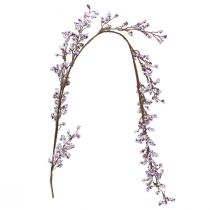 Artikel Dekohänger Beerenzweig Weiß Lila Winter Frost 130cm