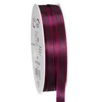 Artikel Dekoband Taft 10mm 50m Berry glänzend für Geschenkverpackung