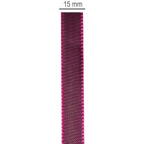Artikel Geschenkband schmal 15mm Taft Berry 50m zur Dekoration