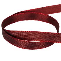 Artikel Dekoband Taftband 10mm 50m Bordeauxrot für Geschenk- und Wohnraumdekoration