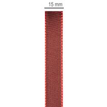 Artikel Taftband Bordeauxrot 15mm x 50m für Geschenk- und Dekorationszwecke