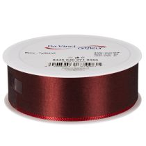 Artikel Taftband Bordeauxrot 40 mm x 50 m für Dekoration und Bastelarbeiten