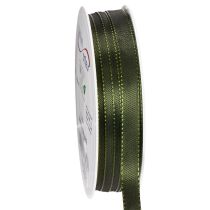 Artikel Taftband Moosgrün 10mm x 50m für Geschenkverpackungen und Dekoration
