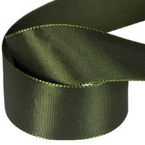 Artikel Satinband aus Taft, Geschenkband, 40 mm Breite, 5 m Länge, Dunkelgrün