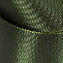 Artikel Satinband aus Taft, Geschenkband, 40 mm Breite, 5 m Länge, Dunkelgrün