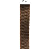 Artikel Taftband Braun 15mm x 10m für Dekoration und Verpackung