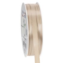 Artikel Geschenkband Beige 10mm Stoffband für Verpackungen 50m