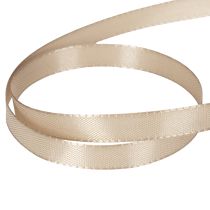 Artikel Geschenkband Beige 10mm Stoffband für Verpackungen 50m