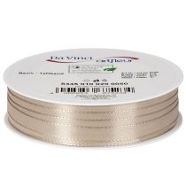 Artikel Geschenkband Beige 10mm Stoffband für Verpackungen 50m