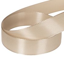 Artikel Dekoband Satin Beige 25 mm 50 m