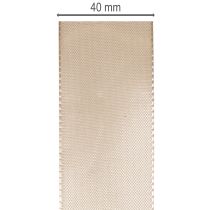 Artikel Dekoband Taft Champagner 40mm 50m Rolle für Dekoration