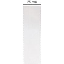 Artikel Dekorationsband Weiß 25mm 50m