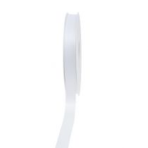 Dekorationsband Weiß 8mm 50m