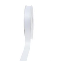 Dekorationsband Weiß 15mm 50m