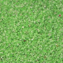 Artikel Dekosand Grün Neon Sand Farbsand 0,5mm Neongrün 1kg